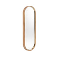 Elegant Oval Wall Mirror with Gold Frame